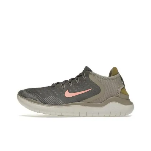 Nike Free RN Slip-Resistant Low Top Беговые кроссовки Женские Зеленые