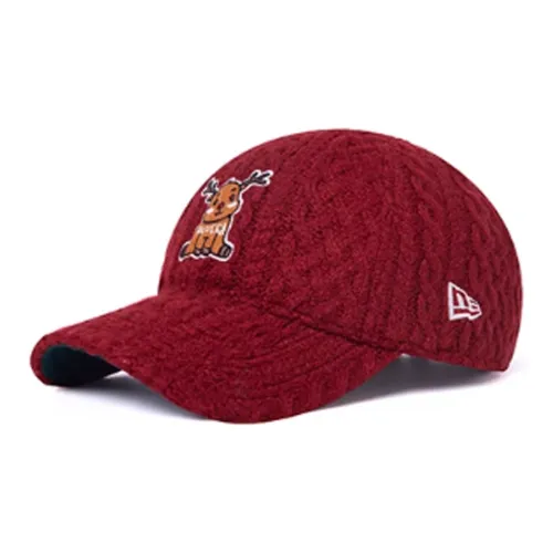 New Era Хлопок Акрил Полиэстер Кепки Унисекс Красный