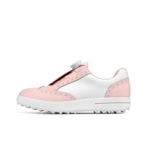 PGM Golf Shoes Низкий Топ Белый Розовый Женский