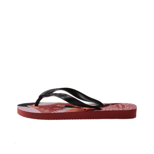 Havaianas Износостойкие шлепанцы женские черные красные