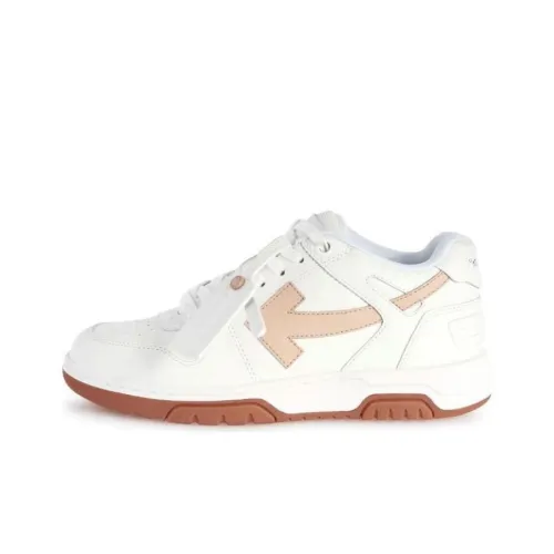 Off Белый Out Of Office Низкие Кроссовки для скейтбординга Женские Бежевые