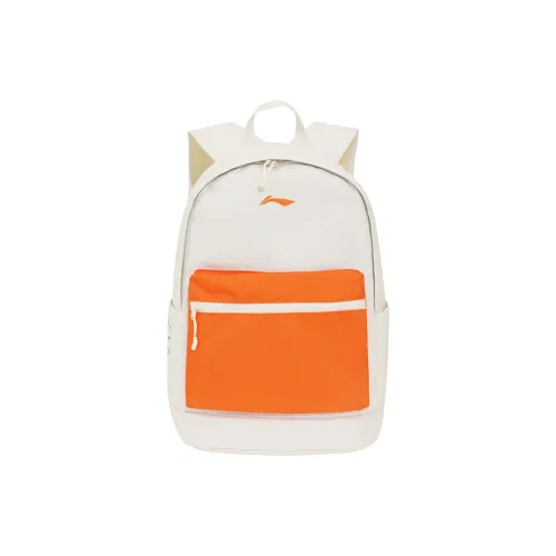 Лайнер Полиэстер Рюкзак Унисекс Белый Оранжевый