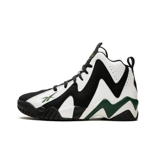 REEBOK Kamikaze Вулканы Collection II Вулканы Высокий Топ Винтажные Баскетбольные Кроссовки Мужской Черный Белый