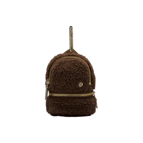 lululemon Брушированный мешок для хранения Nano женский коричневый Earth Gold