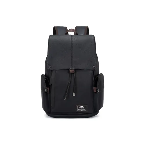 Slazenger Рюкзак из ПВХ мягкой кожи унисекс стильный черный