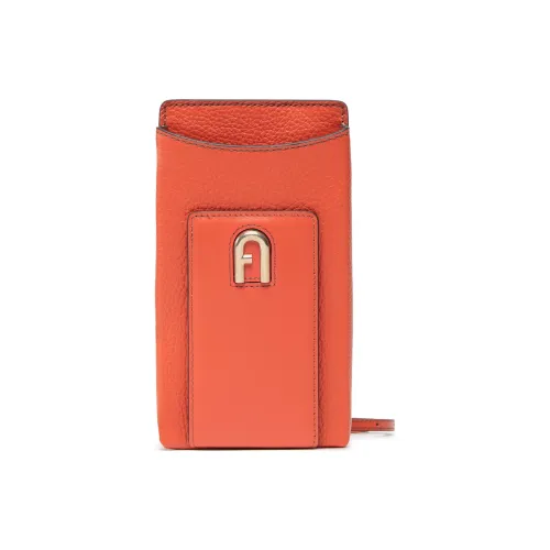 Furla Кожа Одно плечо Через плечо Чехол для телефона Женские Апельсин