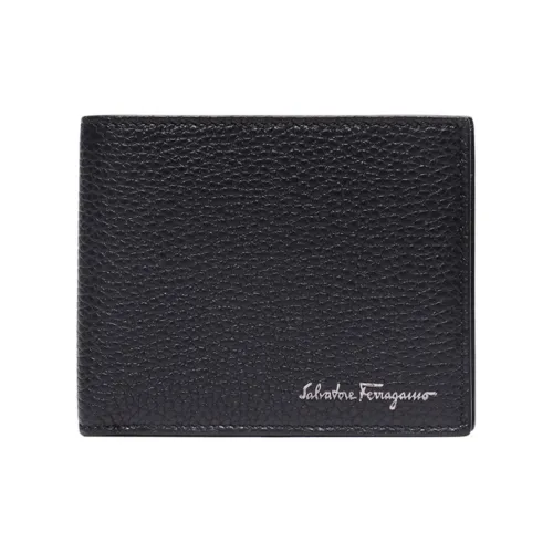 Ferragamo Кошелек из коровьей кожи кошелек для монет кошелек мужской черный