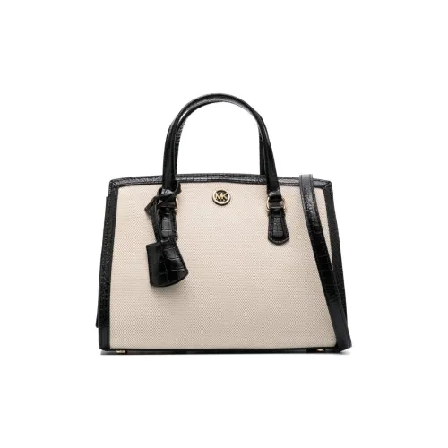 MICHAEL KORS Chantal Телячья кожа Сумка через плечо Одно плечо Клатч Маленький Женский Бежевый Белый Черный