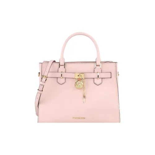MICHAEL KORS Hamilton Series Кожа Портативная Сумка через плечо Сумка на плечо Средняя Женская Румяно-розовая