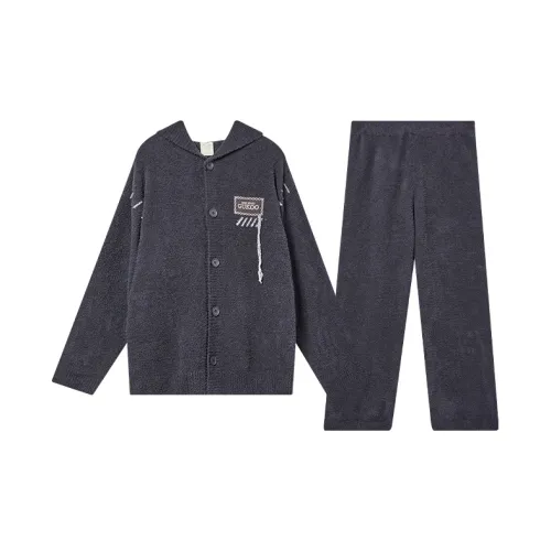 GUKOO Графитовый серый мужской пижамный комплект