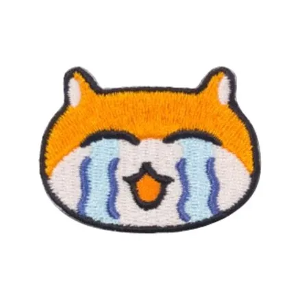 March·Monster Взрывной Хамстер Вышивка Грустный Стиль Значки