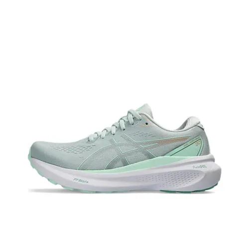 Asics Gel Kayano 30 Low Топ Беговые кроссовки Женские Зеленый