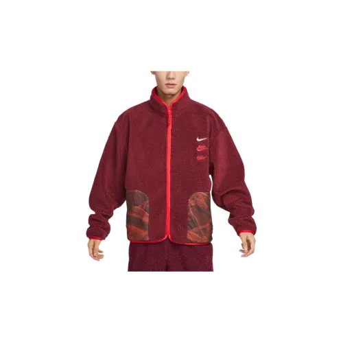 Nike Team Red Color Мужские Вельветовые Куртки