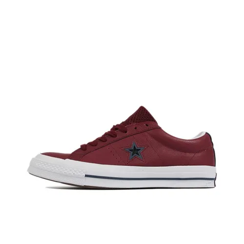 Конверс ONE STAR Low Топ Скейтборд Кроссовки Унисекс Бордовый
