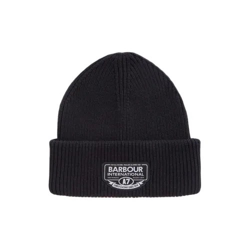 BARBOUR Хлопок Акрил Шапки-бини Мужской Черный