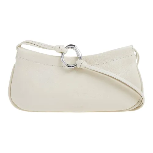 Staud Коровья кожа Сумка Сумка через плечо Сумка через плечо Женская Кремово-белая