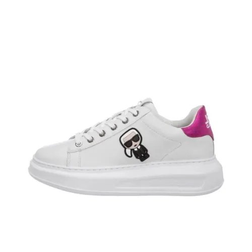 Karl Lagerfeld Низкие Кроссовки для скейтбординга Женские Белые