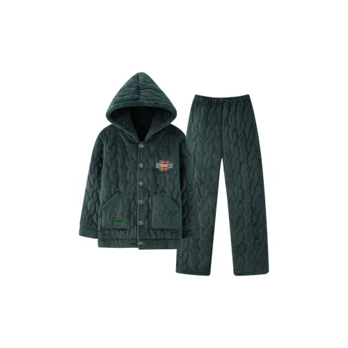 REDU Оливково-зеленый Мужской Пижамный комплект