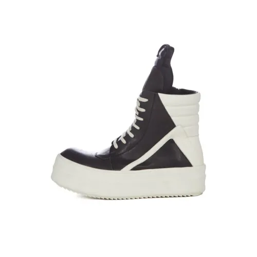 RICK OWENS Скейтборд Кроссовки Высокие Черные Мужские