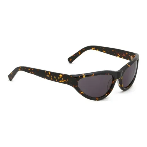 MARNI Металл Нейлон Ацетат Кошачий глаз Солнцезащитные очки Мужской Черепаховый