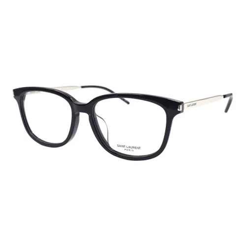 SAINT LAURENT Пластиковая оправа Oval Оправы для очков Унисекс Черный