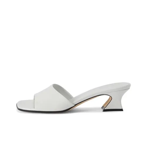 Giuseppe Zanotti GZ Повседневная Верхняя одежда На открытом воздухе Лето High End Роскошь Бренд Роскошь Cute Home Тапочки 4,5см Женские Белые