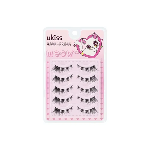 UKISS Eyelash Differently Ван-Пис Full Length Твердый STEM Искусственные ресницы Одиночный кластер