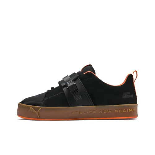 PUMA Платформа Court Brace Low Топ Скейтборд Кроссовки Мужские Черные