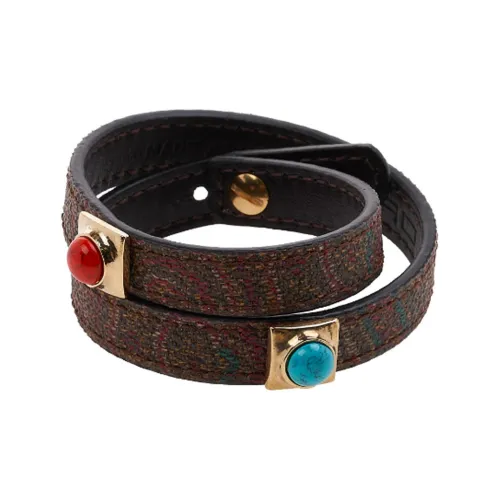 ETRO Кожа Браслеты Женские Коричневый