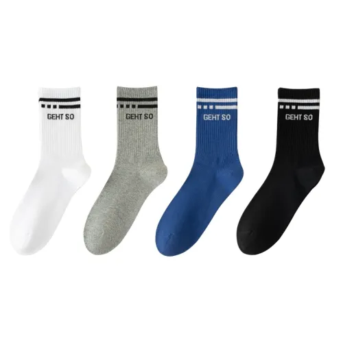 Mona Бег Баскетбольные носки Мужские 4 упаковки Combo Set