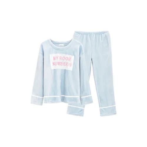 Dorame Светло-синий Женские Пижамные Комплекты