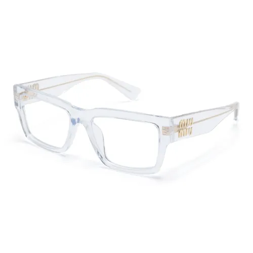 MIU MIU Квадратные Оправы для Очков Женские Прозрачные