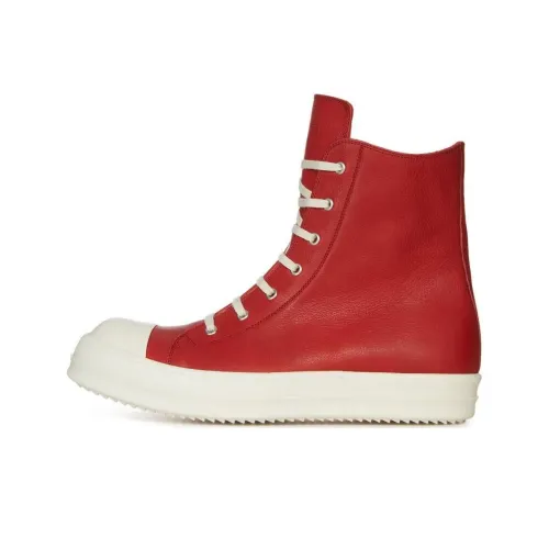 RICK OWENS совместный бренд RO Высокие кроссовки для скейтбординга Мужские Красные