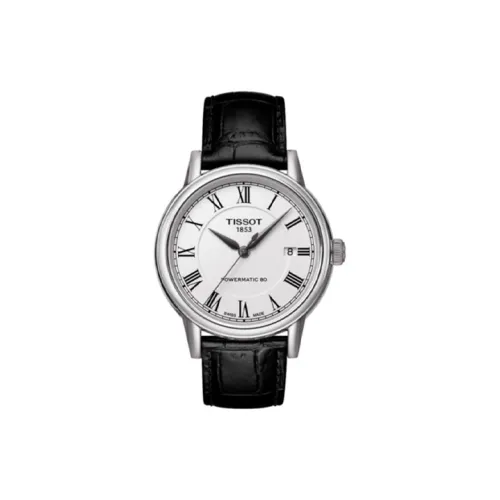 TISSOT Автоматический Механический Механизм Мужские Часы Carson Elite Series 39мм*9мм Белый
