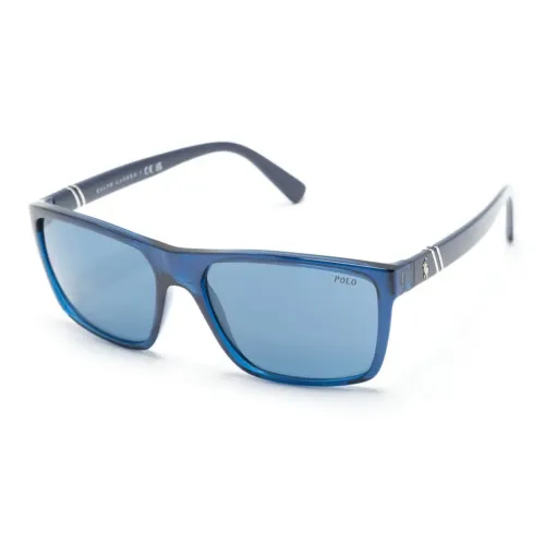 Polo Ralph Lauren Акриловые Нерегулярные Форма Солнцезащитные Очки Мужские Синие