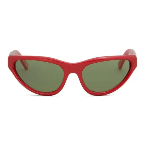 MARNI Металл Нейлон Ацетат Кошачий глаз Солнцезащитные очки Мужской Красный