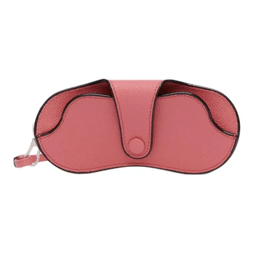 Valextra Millepunte Телячья кожа Чехол для очков Мини Женские Розовый