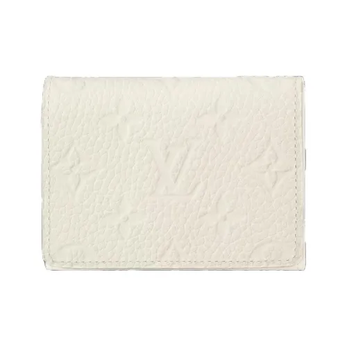 LOUIS VUITTON Кошелек из коровьей кожи держатель для карт Мужской Full Moon Белый
