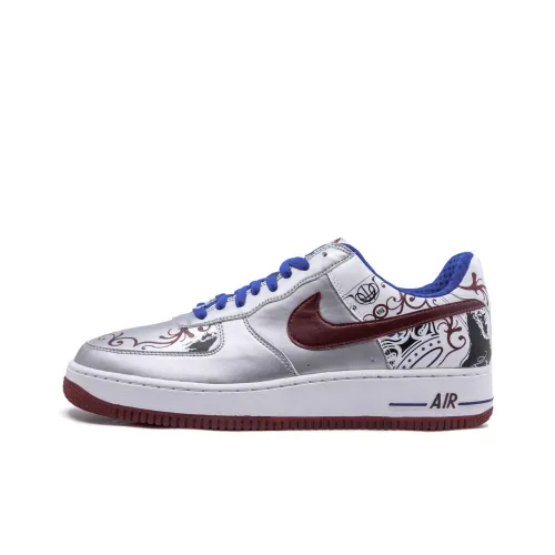 Nike Air FORCE 1 Коллекция Royale Non Slip Легкий Низкий Топ Скейтбординг Кроссовки Мужские Белый Красный