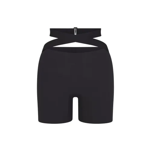 SKIMS FITS EVERYBODY WRAP Короткие Повседневные Шорты Женские Onyx Onyx