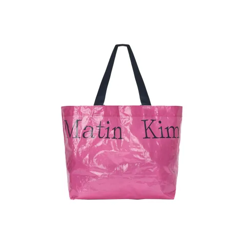 MATIN KIM Водонепроницаемая сумка-тоут сумка для покупок унисекс розовая