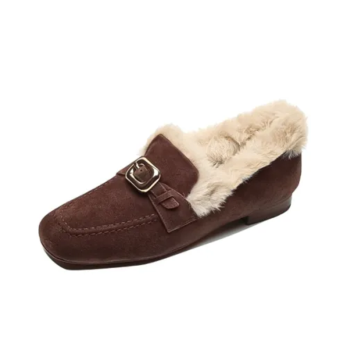 F·LOVES·f Лоферы 2 см Женские Коричневый