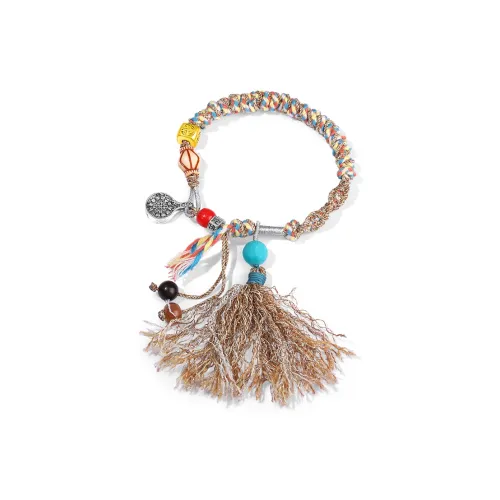 AWD Цветное стекло Нефритовый браслет анклет Женские