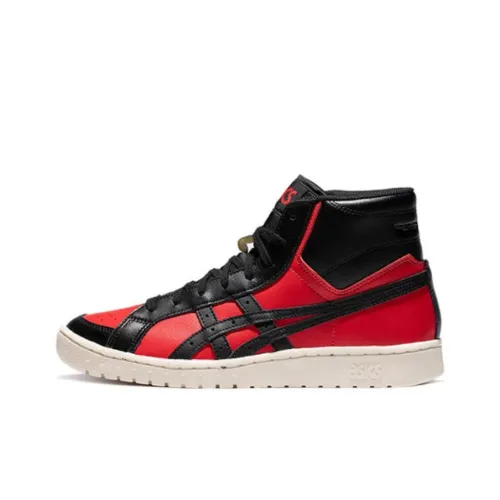 Flagstuff x Asics Гель Ptg High Топ Скейтборд Кроссовки Унисекс Черный Красный