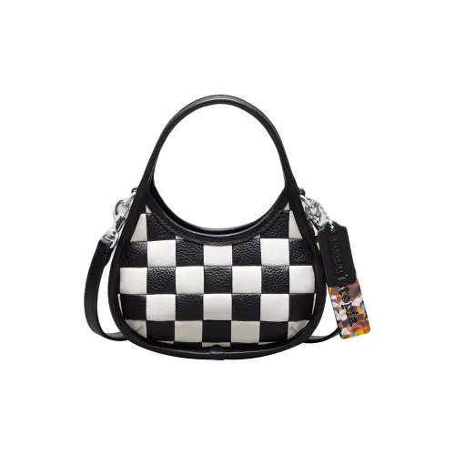 Coachtopia Кожа Сумка Сумка через плечо Сумка через плечо Мини Женская Черная Белая