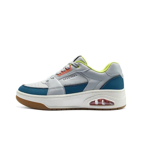 Skechers Амортизация Износостойкие Низкие Кроссовки для скейтбординга Мужские Серые