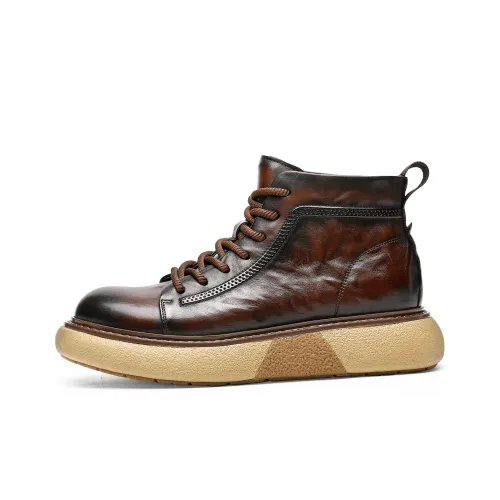 Dolcara Casual MID Топ Коричневый Мужской