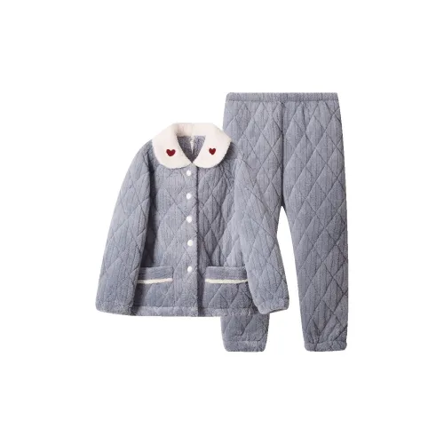 Dorame Серо-голубой Женские Пижамные Комплекты