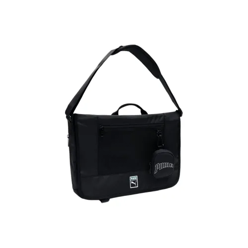 PUMA Полиэстер Курьерская сумка Сумка Сумка через плечо Унисекс Черный