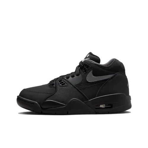 Nike Air Pilot 89 Устойчивый к истиранию Дышащий MID Топ Винтажные баскетбольные кроссовки Мужские Черные